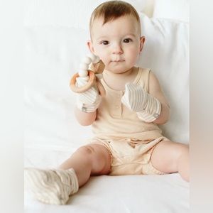 Goumi Bamboo Romper in light beige - New with Tags! ✅